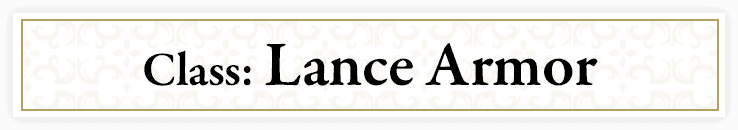Class: Lance Armor